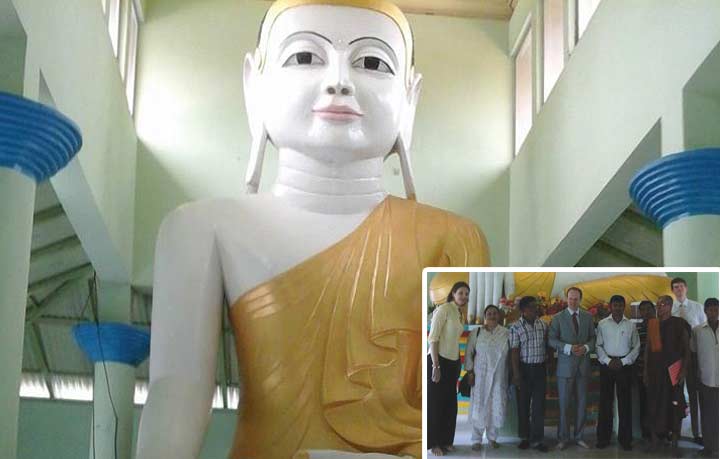 Buddhist temple at Kuakata gets back its luster